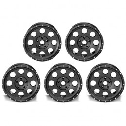 Set 5 Black Wheels 8,5x18...